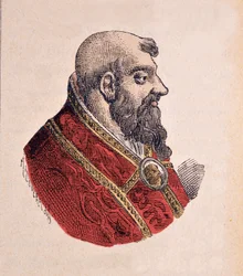 Porträt von Papst Clemens VII (Clemente oder Clemens oder Giulio di Giuliano de Medicis) (1523-1534), 1898